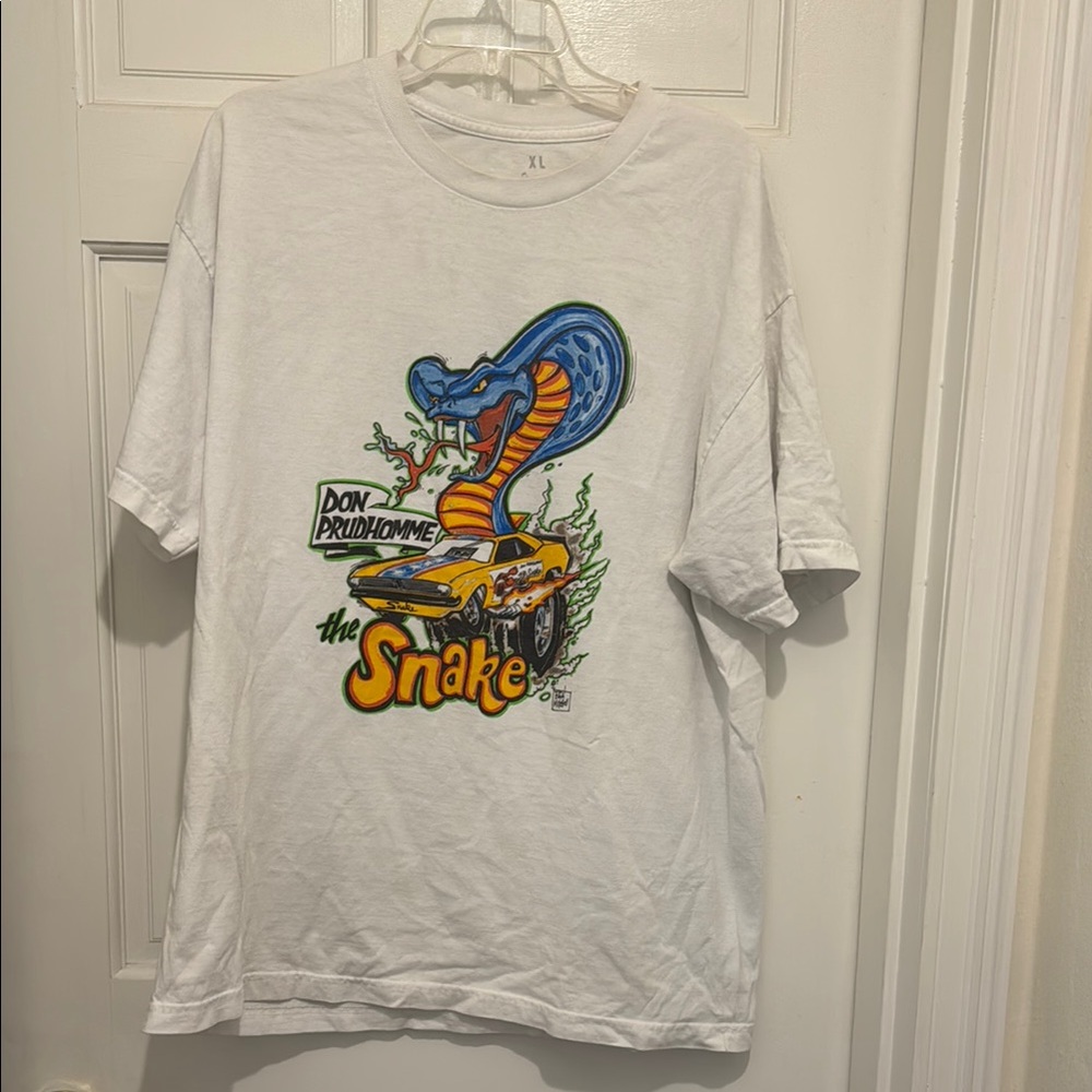 NWOT Hot wheels Red Line Club Don Prudhomme The Snake T-shirt Size XL